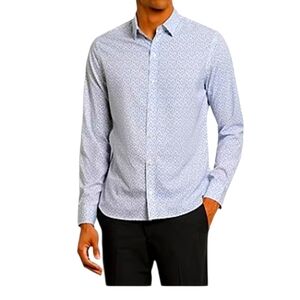 Van Heusen Ultra Wrinkle Free Regular Fit Flex Stretch Size XL 17